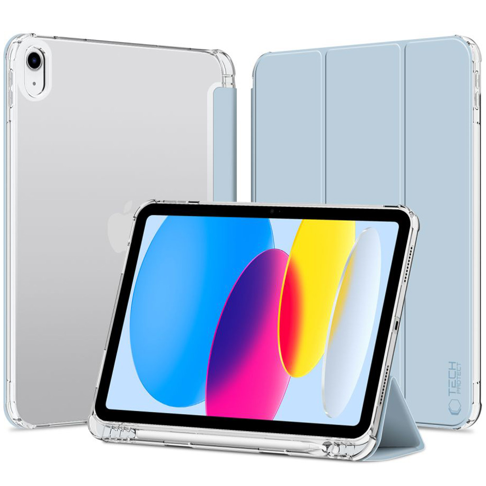 Etui Tech-Protect SC Pen Hybrid do iPad 10.9 2022, jasnoniebieskie.